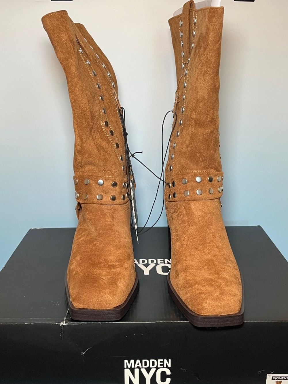 Madden NYC Women's Moto Western Boots - Size 10 Wmns